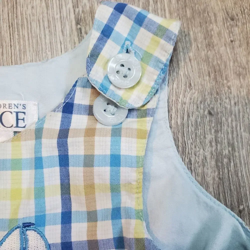 𝅺The childrens place two 3-6 months overalls